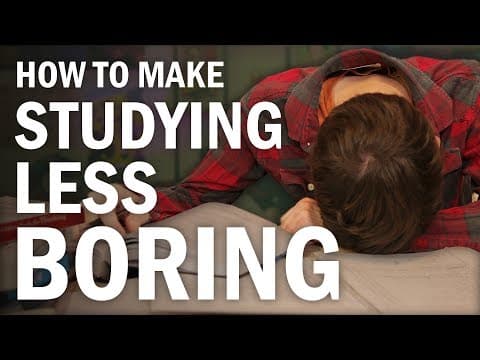How to Make Studying Fun (or at Least Less Boring) thumbnail