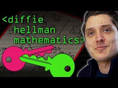 Diffie Hellman -the Mathematics bit- Computerphile thumbnail
