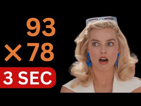 How to Calculate Faster than a Calculator - Mental Math #2 thumbnail