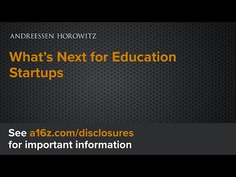 What's Next for Education Startups thumbnail