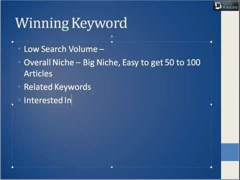 How to Find a Winning Keyword for Your Niche Project thumbnail
