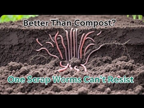 This One Kitchen Scrap Brings Worms Faster Than Compost thumbnail
