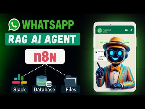 I Built a WhatsApp AI That Reads Your Documents | No-code n8n AI Agent thumbnail