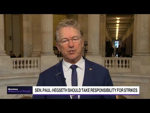 US Attacks on Drug Boats Are 'Outrageous,' Says Sen. Rand Paul thumbnail