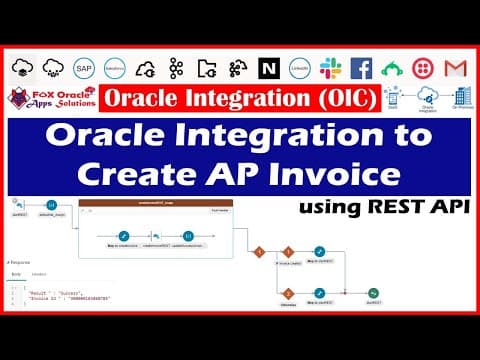 Oracle Integration to create AP invoice using REST API | How to create rest based integration in OIC thumbnail