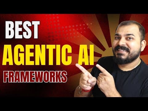Best Frameworks To Learn  For Building AI Agents And Agentic AI thumbnail