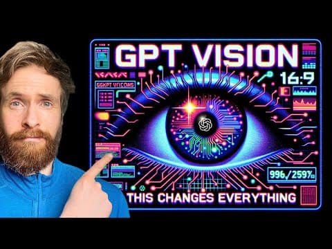 GPT-4 Vision: 10 Amazing Use Cases - This is HUGE!! thumbnail