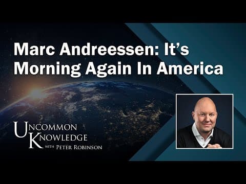 Marc Andreessen: It’s Morning Again In America thumbnail