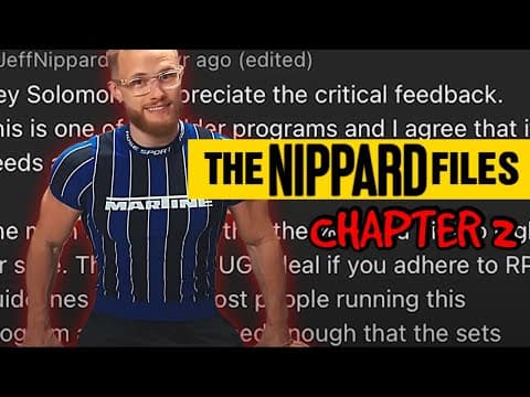 Jeff Nippard Can't Handle This thumbnail