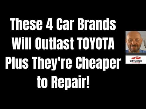 4 Car Brands That Will Outlast TOYOTA Plus They're Cheaper to Repair! thumbnail