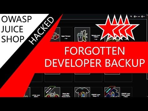 ★★★★ Forgotten Developer Backup (Sensitive Data Exposure) thumbnail