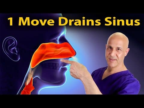 One Move to Clear a Stuffy Nose and Drain Your Sinuses | Dr. Mandell thumbnail