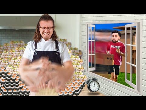 Making Sushi Faster Than A Restaurant | But Faster thumbnail