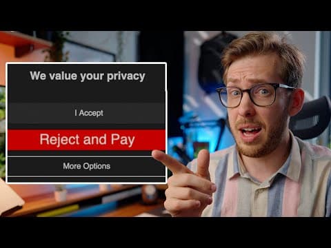 Rejecting cookies now costs money. Is this even legal? thumbnail