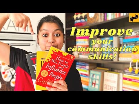 Top 5 MUST READ communication books for Beginners | Improve your communication skills | Libro Review thumbnail