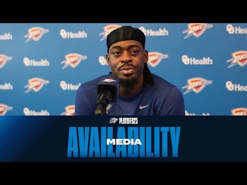 Practice Media Availability | Lu Dort and Coach Daigneault | May 6, 2025 | OKC Thunder thumbnail
