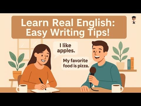 Learn Real English Writing: Simple Tips to Improve FAST - Even If You’re a Beginner! thumbnail