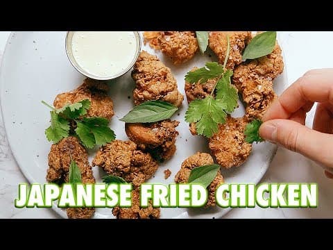 Insanely Crispy Japanese Fried Chicken (Chicken Kaarage) thumbnail