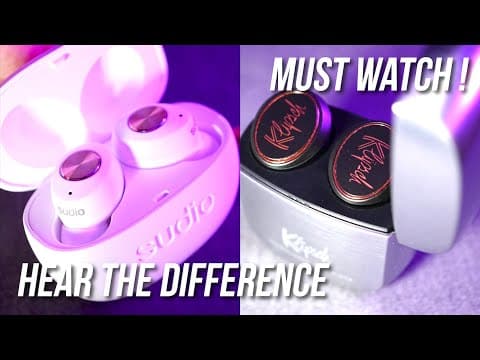 Hear The Difference - Sudio Tolv vs Klipsch T5 True Wireless (Review with Microphone + Latency Test) thumbnail
