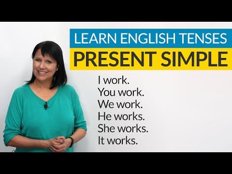 Learn English Tenses: PRESENT SIMPLE thumbnail