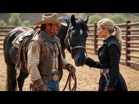 “If You’re a Real Cowboy, Prove It on My Stallion!” Says the Widow—25 Men Failed, Lonely Cowboy Won thumbnail