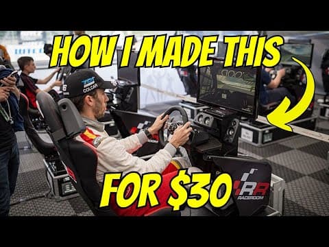 I Made My Own Steering Wheel Controller With Arduino! thumbnail