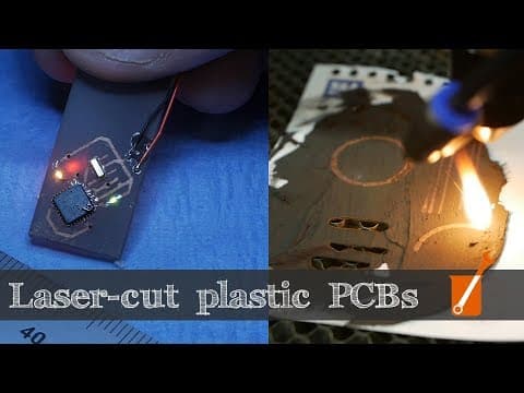 How to Create Plastic Printed Circuits with a Laser Cutter thumbnail