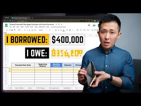 Mortgage Calculator: A Simple Tutorial (template included)! thumbnail