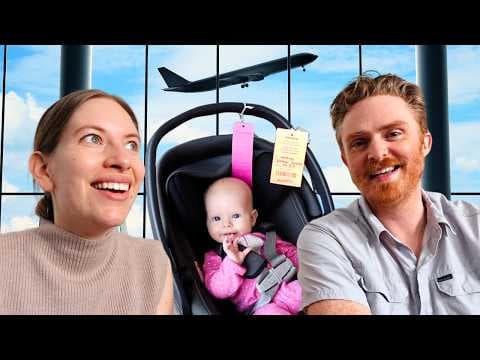Flying With a Baby for the First Time (What We Did RIGHT + 1 BIG Mistake) ✈️🐣 thumbnail