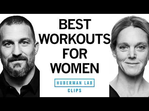 Most Efficient Way for Women to Train for Overall Fitness | Dr. Stacy Sims & Dr. Andrew Huberman thumbnail