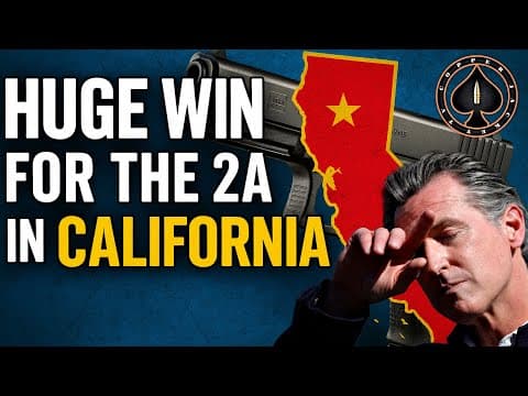 Victory: Court Overturns Long Standing "Gun Law" In California thumbnail
