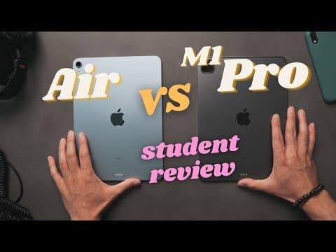 Ipad Air VS Ipad Pro Student Review (iPad Air 4 vs iPad Pro 2021) thumbnail