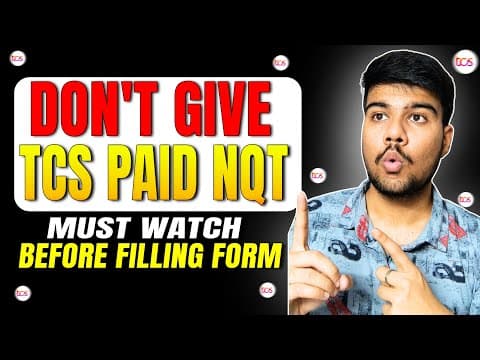 Is Paid TCS NQT 2024 a Scam? Doubts Cleared | No Placements⚠️ thumbnail