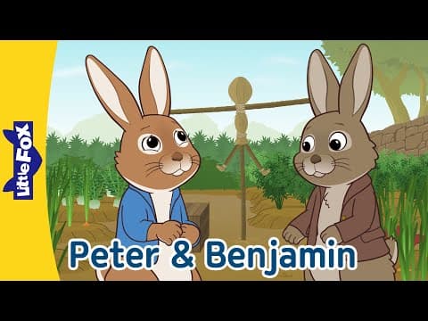Tale of Peter Rabbit & Benjamin Bunny Full Story l 23 min. l Bedtime Stories l Little Fox thumbnail