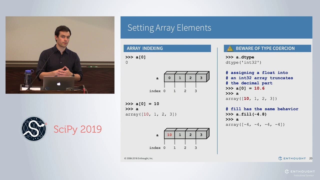 Introduction to Numerical Computing with NumPy | SciPy 2019 Tutorial ...