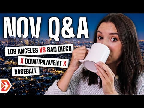 How LA Compares to San Diego, Baseball, and Pausing Our Down Payment Goal | Coffee + Money Talk thumbnail