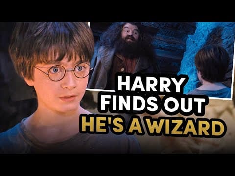 Harry Finds Out He's a Wizard | Philosopher's Stone thumbnail