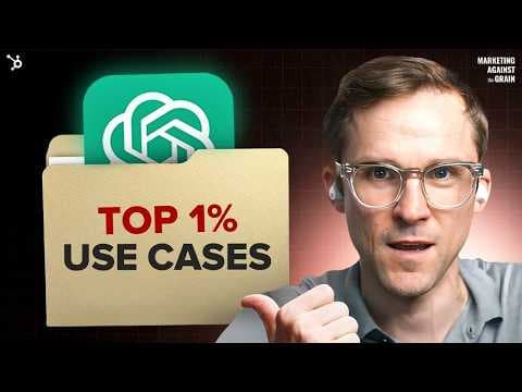 9 ChatGPT Use Cases from the Top 1% of Marketers thumbnail