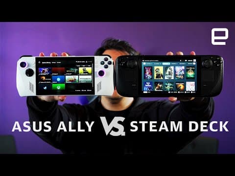 ASUS ROG Ally vs Steam Deck: Which Handheld Is Better? thumbnail