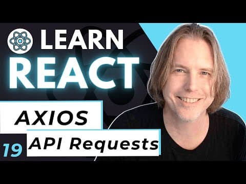 React Axios API Requests | Axios with React JS Tutorial thumbnail