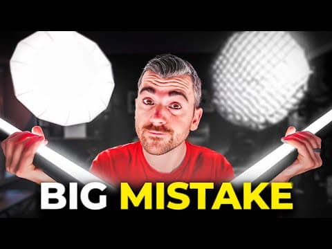 Watch BEFORE buying a light for video & filmmaking thumbnail