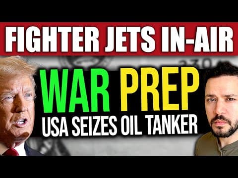 BREAKING: US Seizes Venezuelan Oil Tanker - Fighter Jets Airborne thumbnail