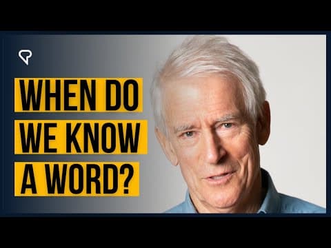 Active & Passive Vocabulary: When Do We Know a Word? thumbnail