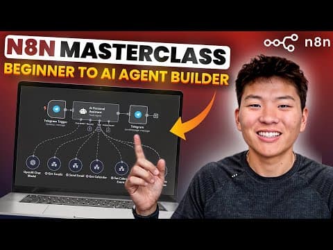 How to Build AI Agents and Automate Workflows with n8n thumbnail