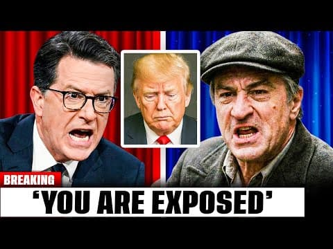 Trump ERUPTS After Robert De Niro and Stephen Colbert  DESTROYS him On Live TV thumbnail