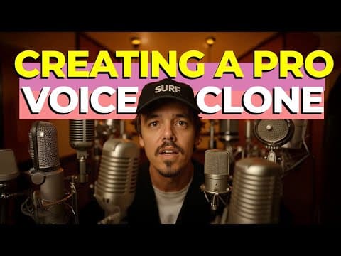 AI Voice Cloning: Creating Realistic Voices with ElevenLabs thumbnail