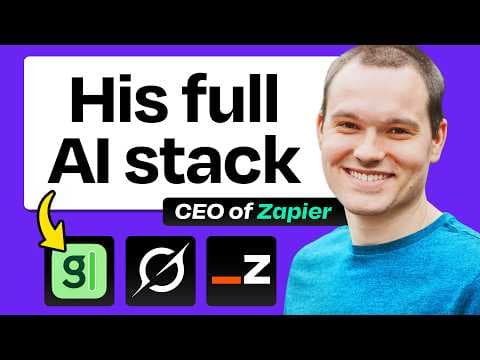 Zapier's CEO shares his personal AI stack | Wade Foster thumbnail