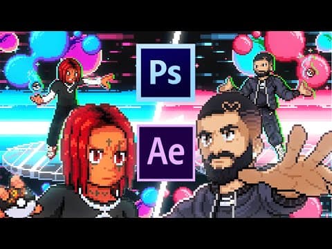How to Create Pixel Art Visualizers Using Adobe Photoshop and After Effects thumbnail