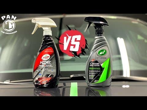 TURTLE WAX ICE SEAL N SHINE vs CERAMIC SPRAY COATING !! (WARNING: NO CURING TIME!) thumbnail
