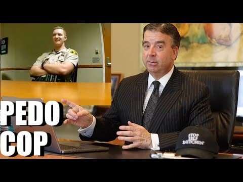 Criminal Lawyer Reacts to Cop Realized He Is Going To Jail For Being A Pedo thumbnail